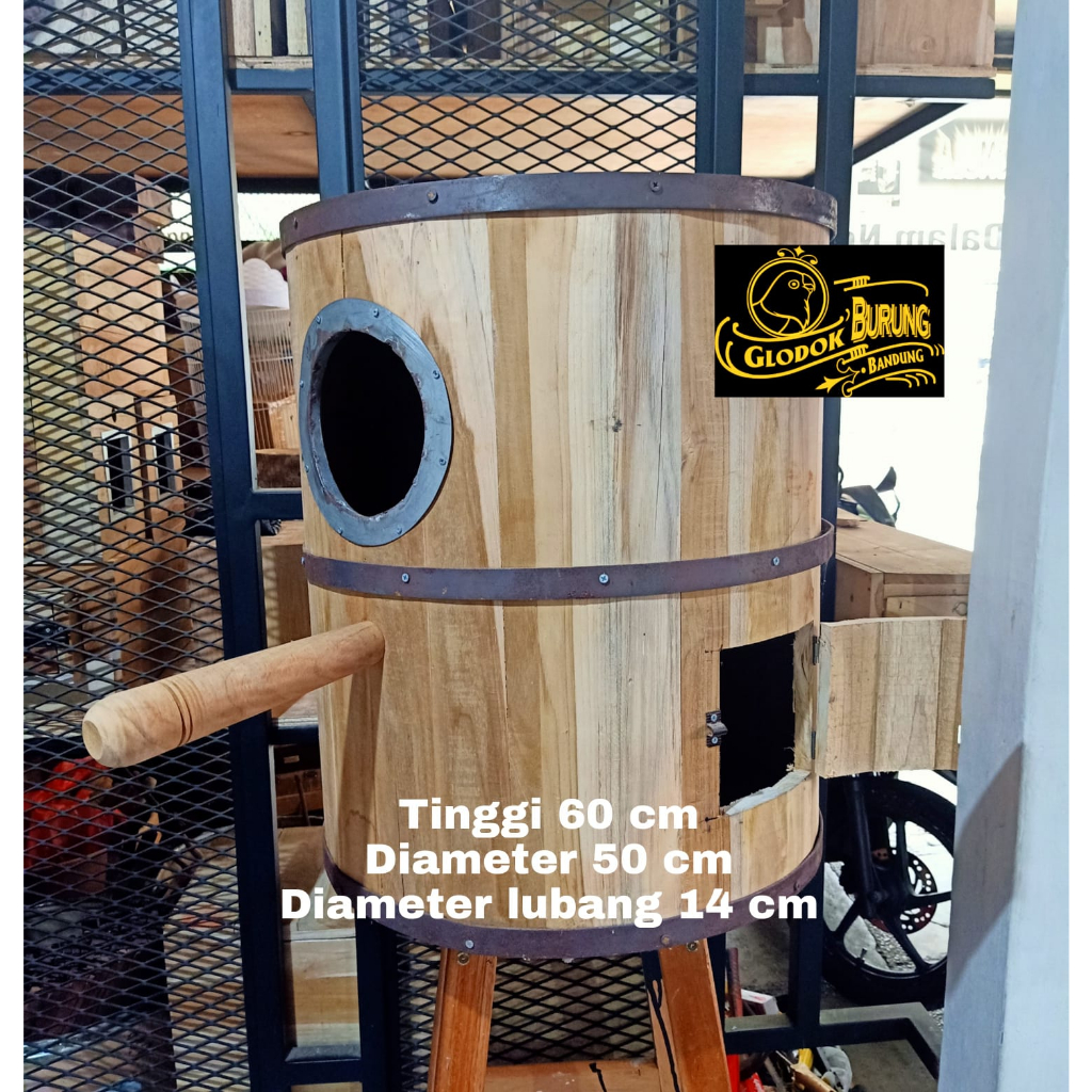 Tempat bertelor burung glodok tong rumah parrot Nuri afgrey bayan kakatua medium