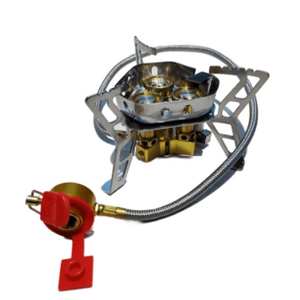 Kompor 3 Tungku Zyzy Kompor Anti Angin + Adaptor