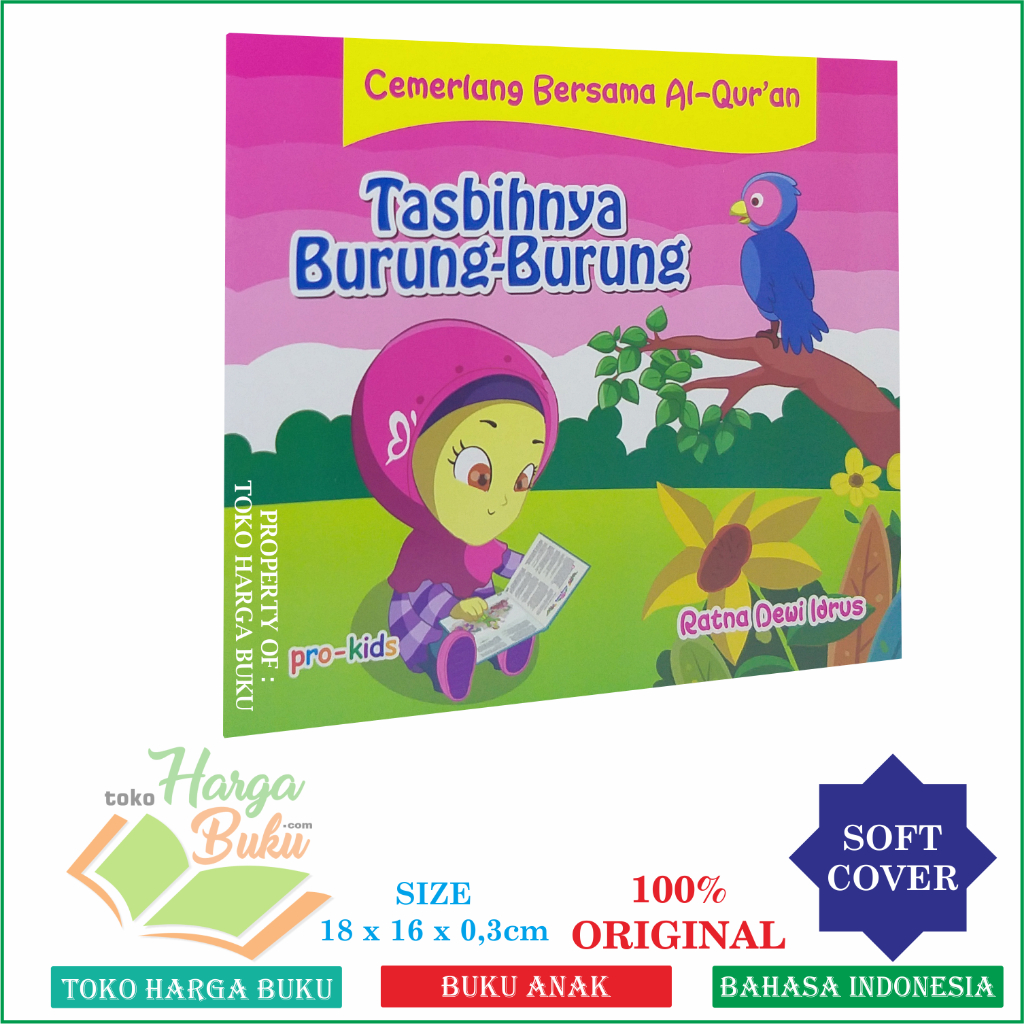 Foto Tasbihya Burung-Burung Cemerlang Bersama Al-Quran Penerbit Pro-U Kids