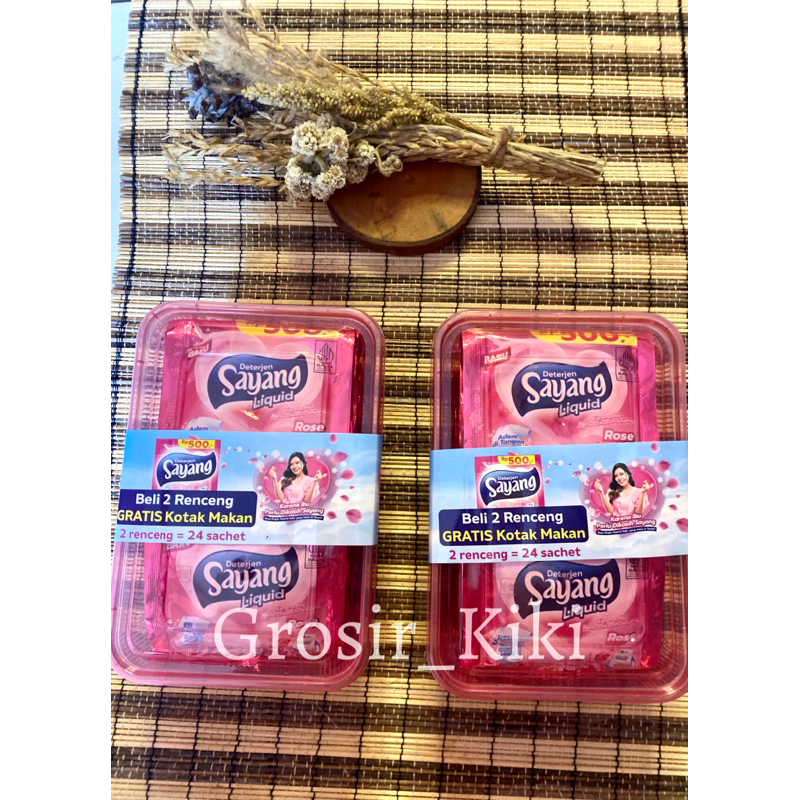 Sayang Detergen Cair Sachet Isi 24 + Packing Safety