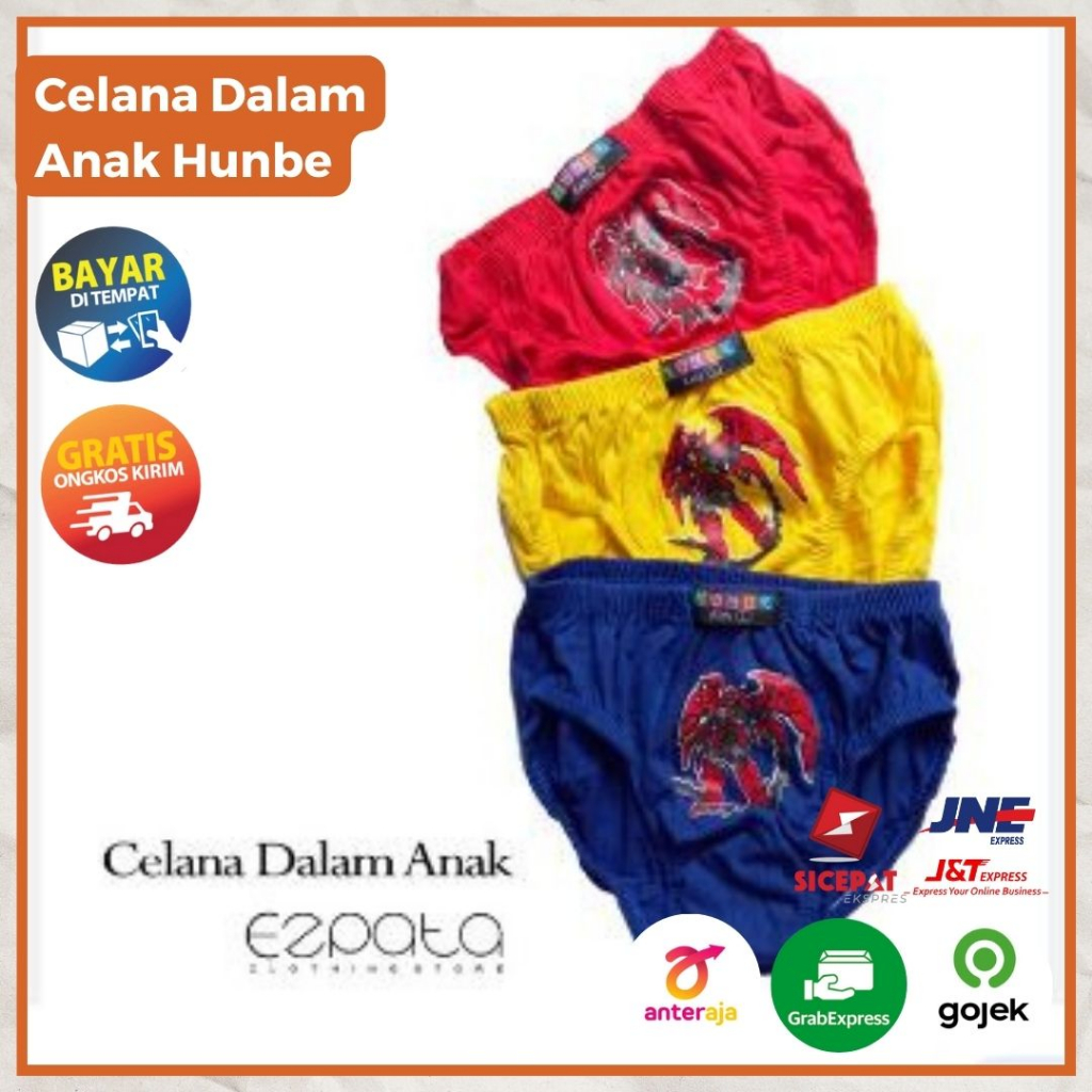 Celana Dalam Anak Laki Laki Isi 3 Motif Spiderman Paket Sempak Cowok Bahan Kartun Halus Nyaman Promo