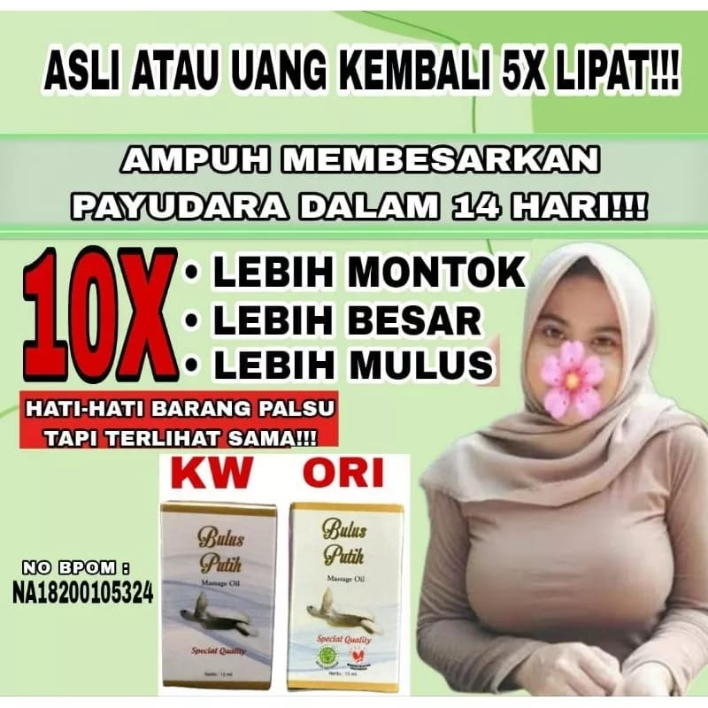 BISA COD || BPOM | 100% ORI  Obat Pembesar Payudara Ampuh Permanen Breast Minyak Bulus Pengencang Pa
