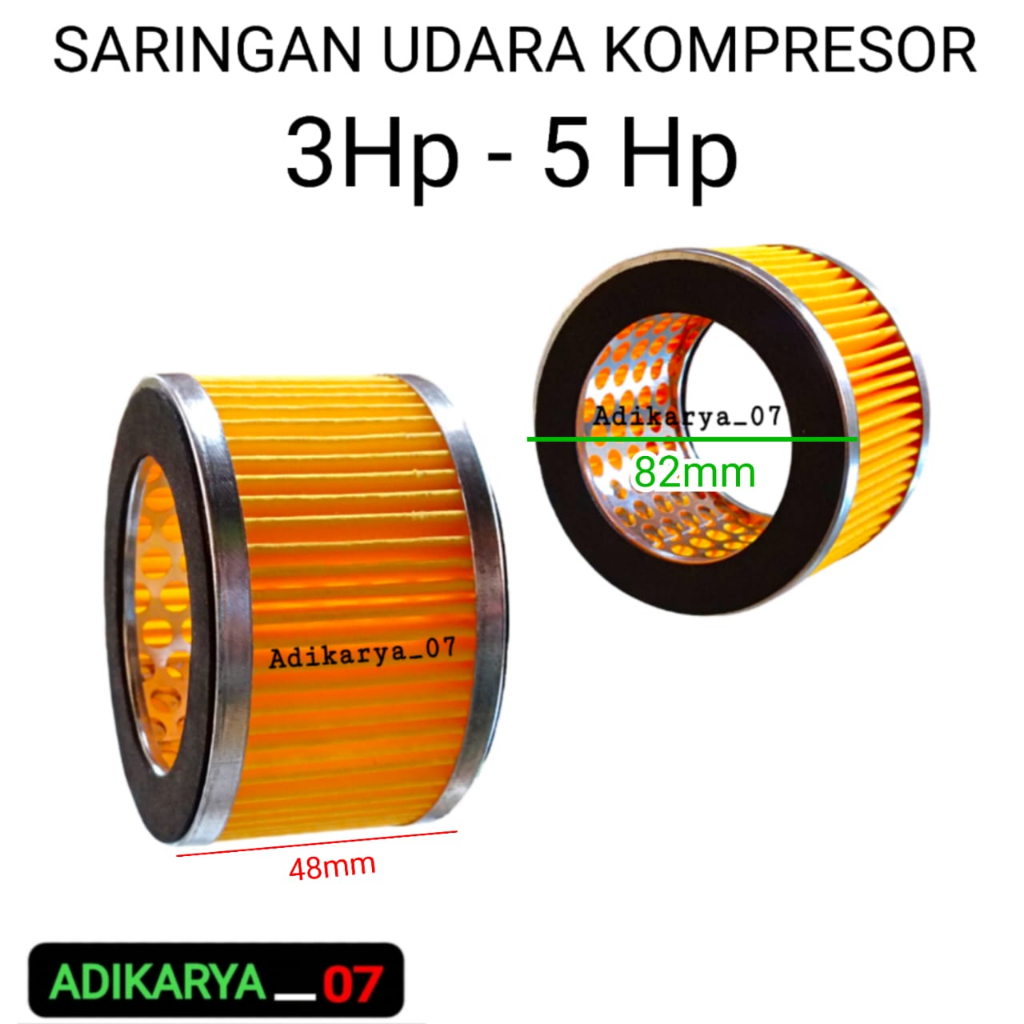 Saringan Kompresor Udara Filter Udara Kompresor Elemen Air Filter Saringan Udara Kompresor 3 - 5hp