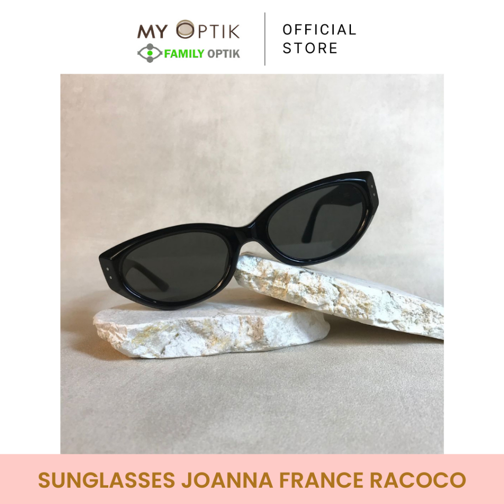 Kacamata Hitam Sunglasses - Joanna France (Racoco) - Pria Wanita Unisex anti uv