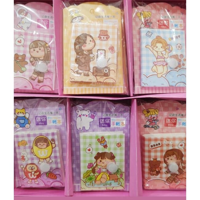 

[ISTY] JURNAL SAKU MOMO / BUKU MINI KARAKTER MOMO WARNA / NOTE NOTES KECIL DIARY DIARI SAKU