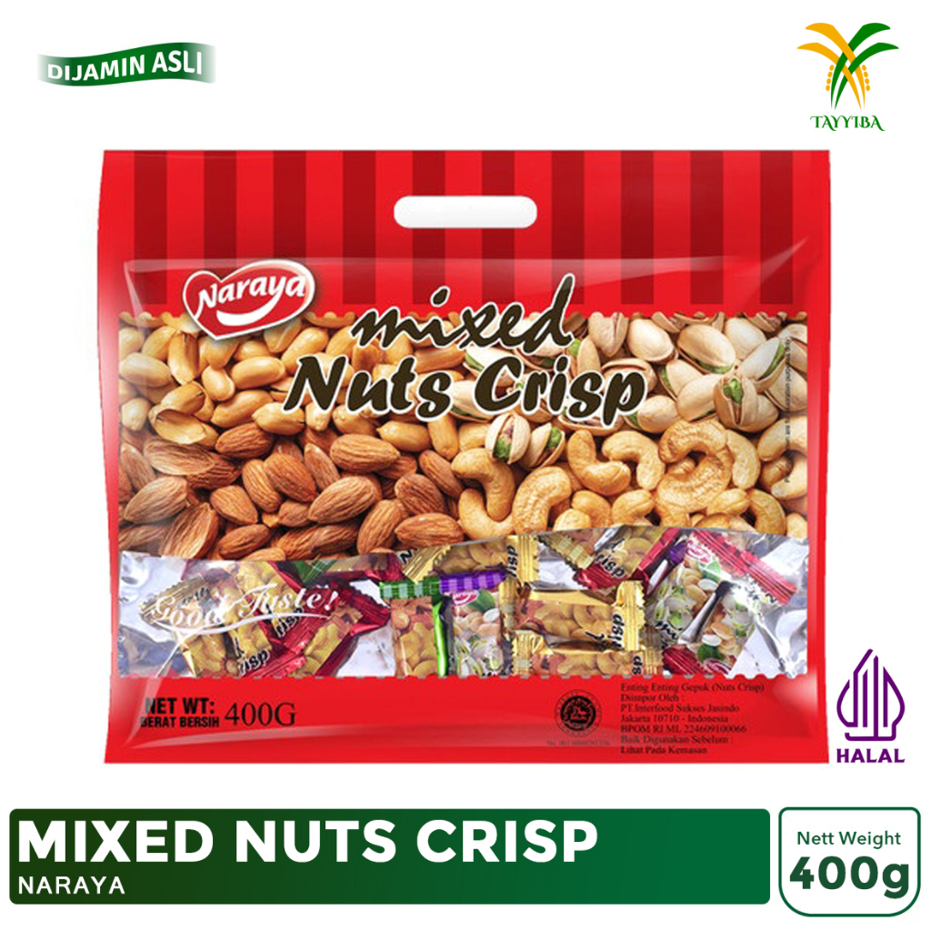 

Permen Kacang Naraya Mixed Nuts 400g