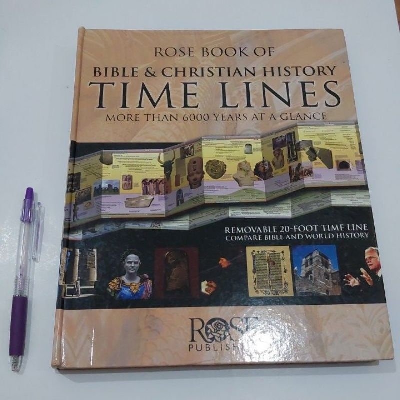 Rose Book of Bible & Christian History Time Lines Publishing Peta Zaman Sejarah Alkitab Gereja dan U