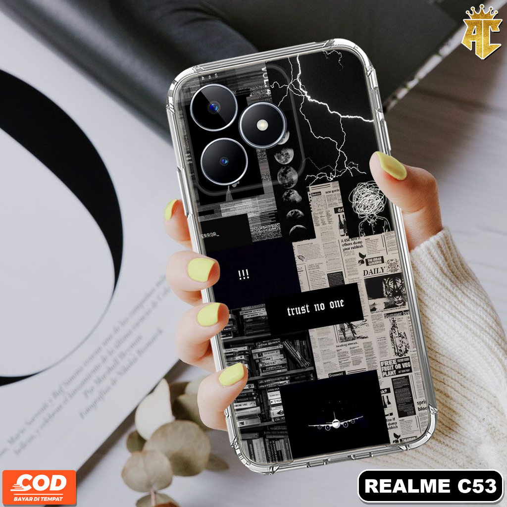 CASE REALME C53 - Casing REALME C53 Terbaru AERO STORE [ MOTIF 13 ] Silikon - Case Hp REALME C53 - C