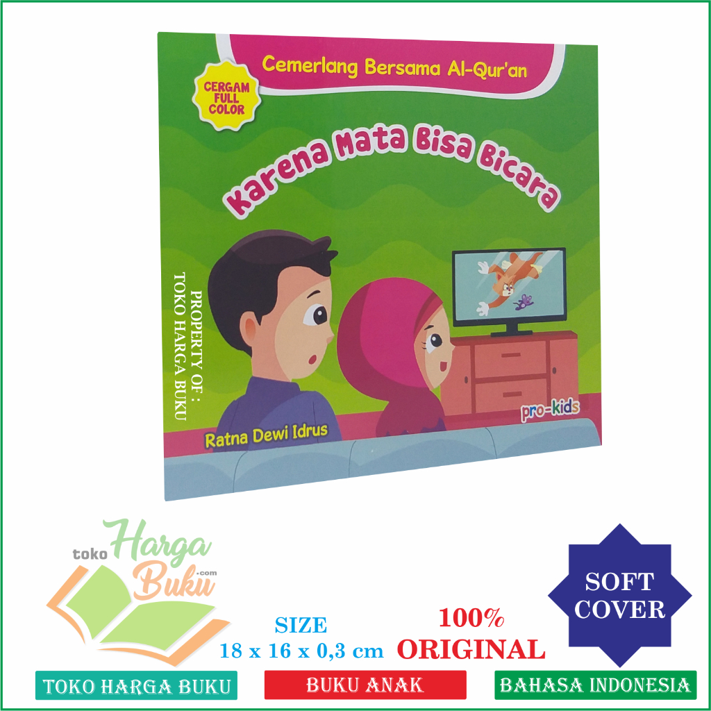 Foto Karena Mata Bisa Bicara Cemerlang Bersama Al-Quran Penerbit Pro-U Kids