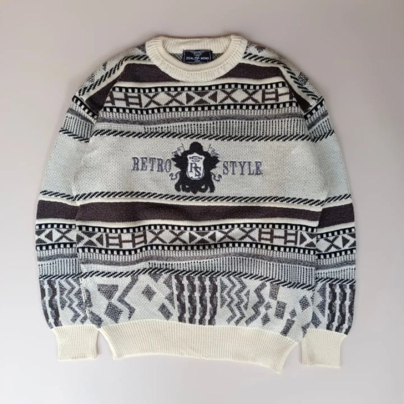 knitwear vintage 3D by Zealzip mono L NOT COOGI