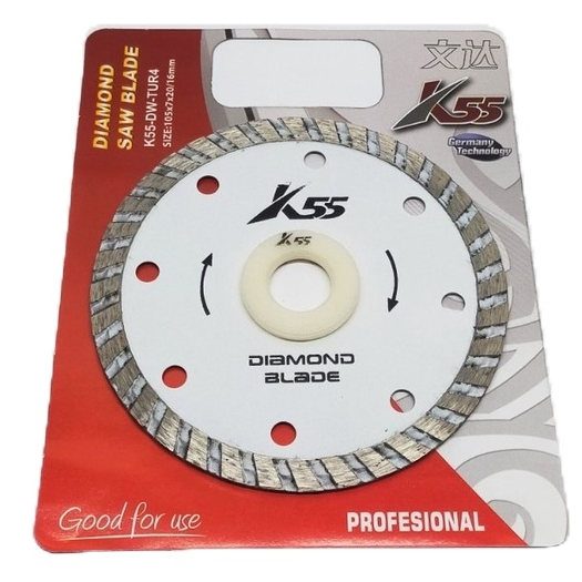 Mata Gerinda potong keramik & granit 4"- Batu Potong Turbo K55 - Mata gerinda potong keramik granit 