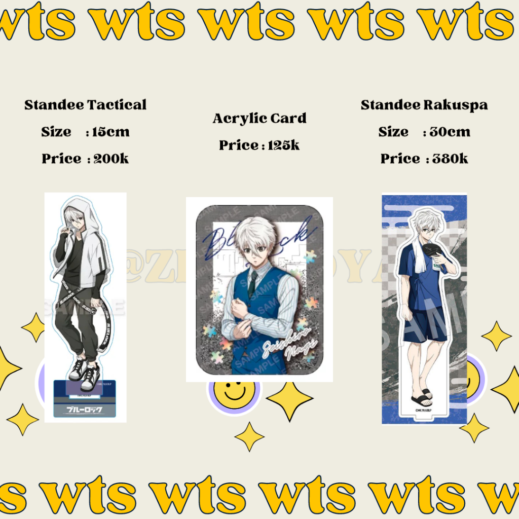 Official Acrylic Standee Nagi Seishiro Blue Lock