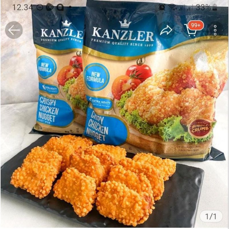 

Kanzler Nugget Crispy 450gr