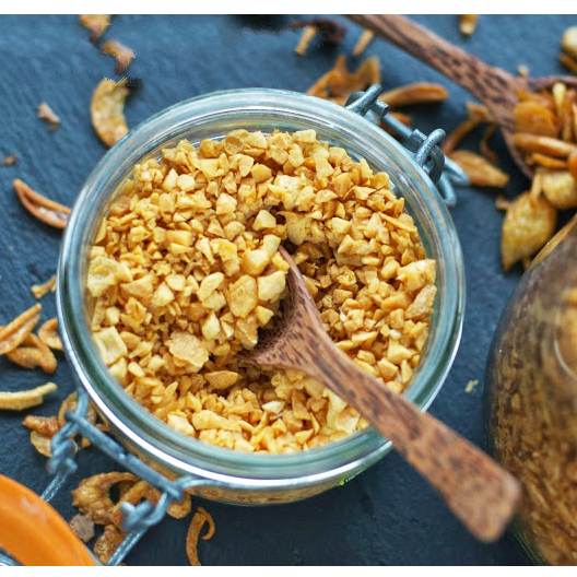 

Mommy Recipe - [BEST SELLER] Bawang Putih Cincang Goreng Original Tanpa Tepung (140gr)