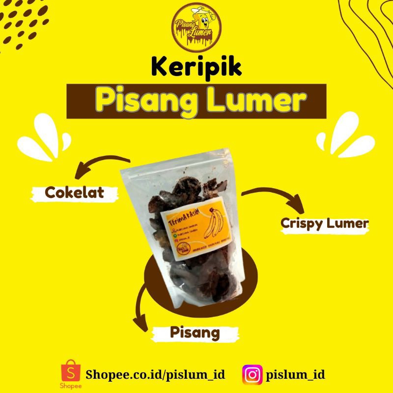 

Keripik Pisang Lumer Cokelat