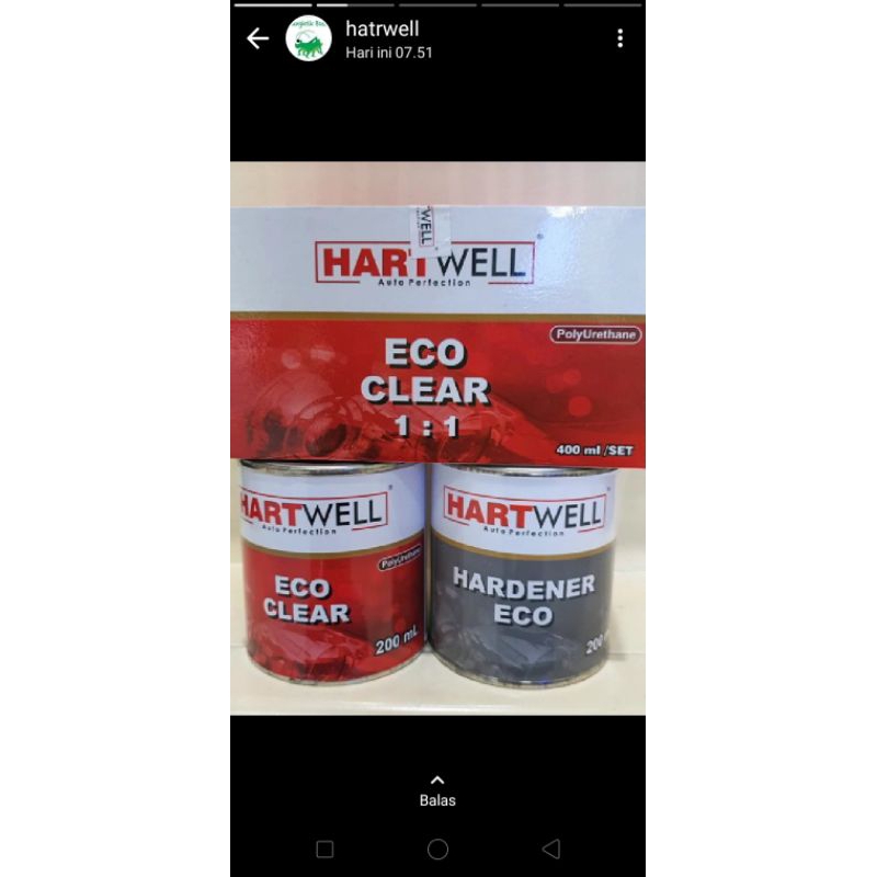 CLEAR HARTWELL ECO CLEAR ANTI GORES PERNIS