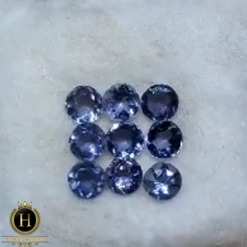 Batu Blue Tanzanite Stempel