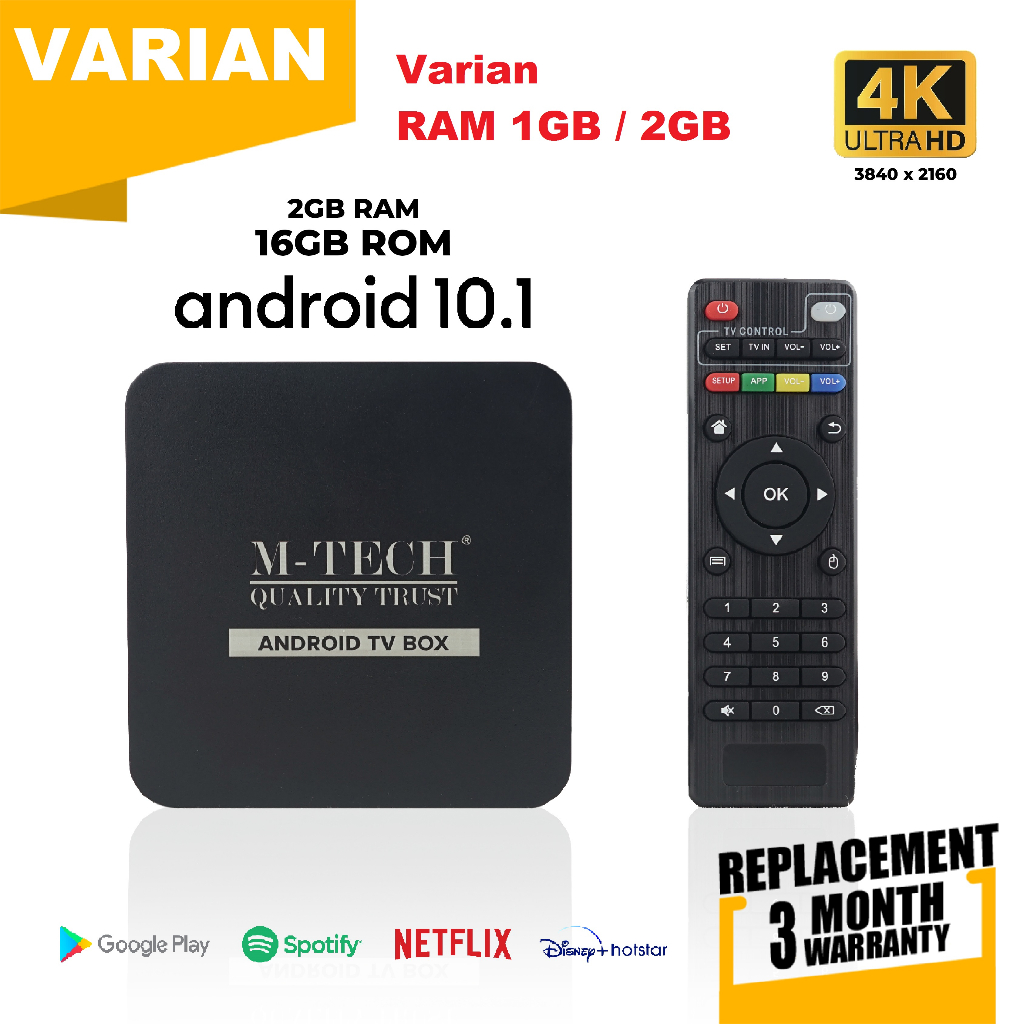 STB TV Box Android 11 Ultra HD 4K