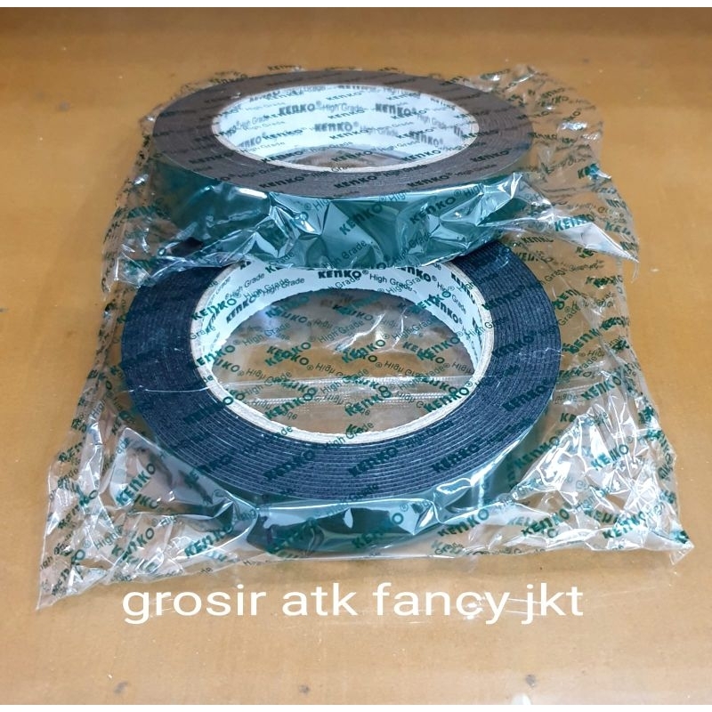 

Double Tape Foam Busa Dua Sisi Kenko 10.5 mm Hijau ( 5 yard / 4.5 meter) / Mounting / Selotip Busa