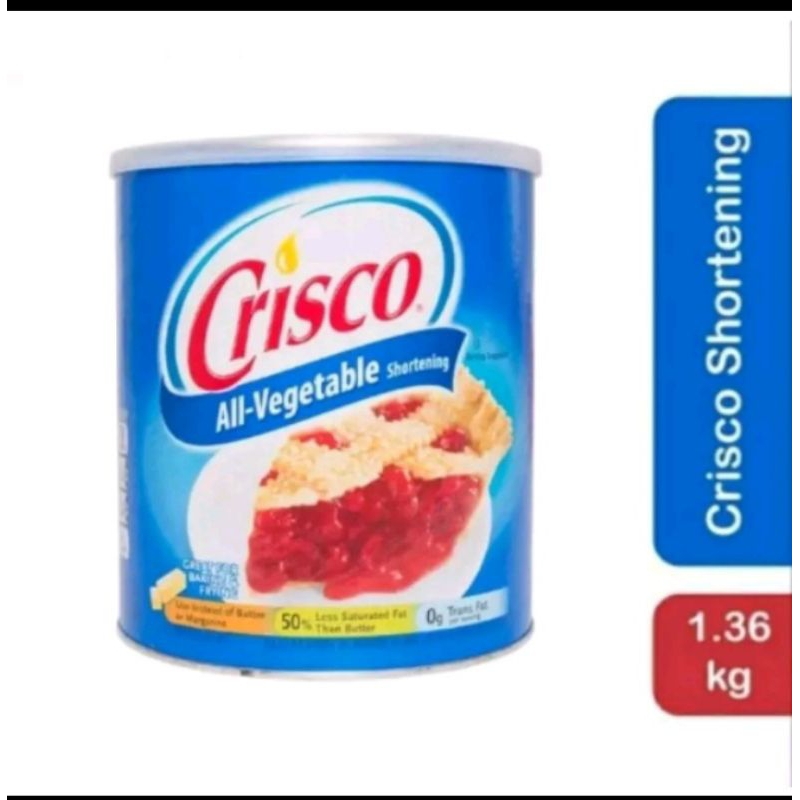 

Crisco all vegetable shortening 1.36KG