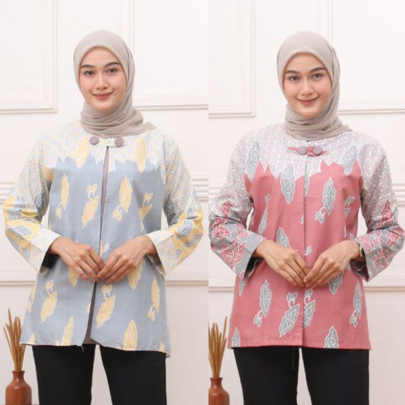 Batik Wanita Terbaru | Baju Batik Wanita size M L XL XXL XXXL L4 L5