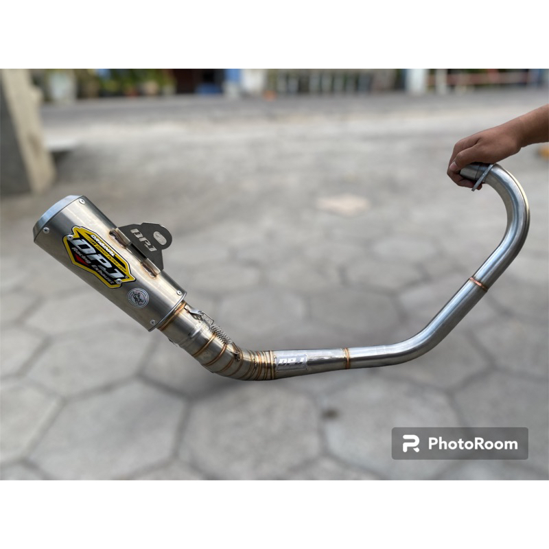 KENALPOT FULLSYSTEM DPJ KLX CRF KOLONG PAKET HEMAT