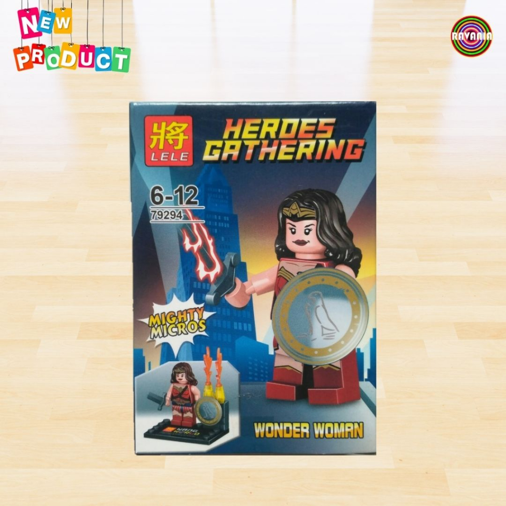 Wonder Woman - Block Brick / Lego