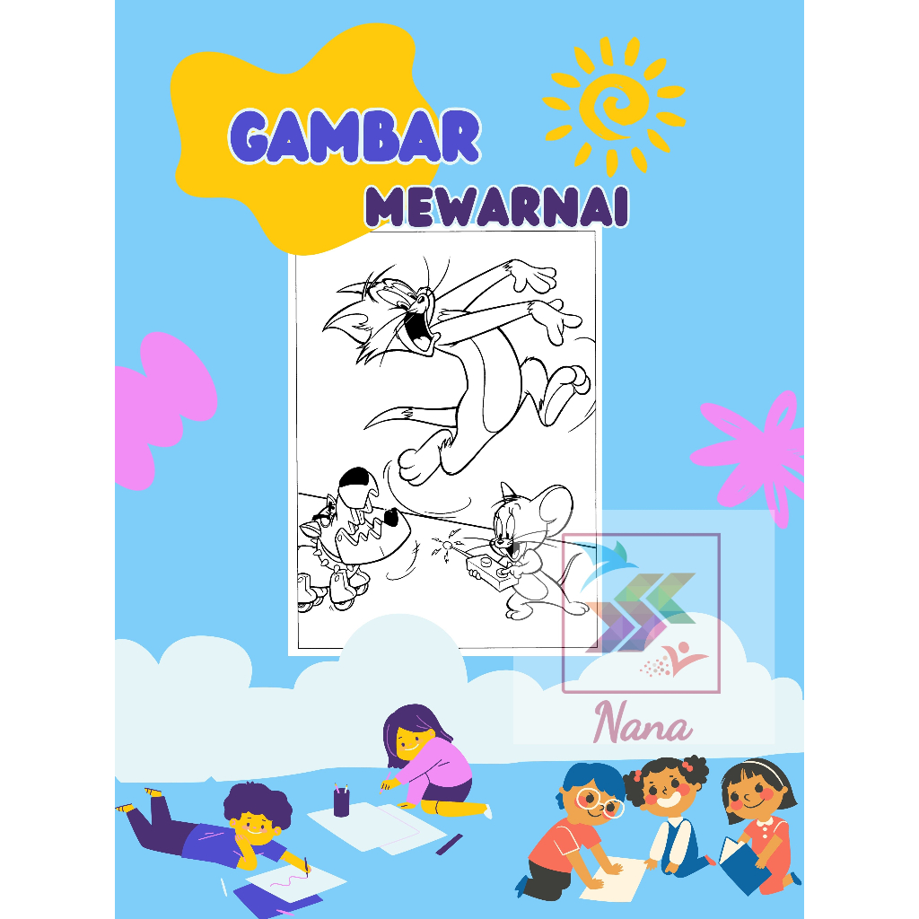 

Gambar Sketsa Mewarnai / Tom & Jerry / Part 1 / Gambar Sketsa / Gambar mewarnai / Kertas Gambar Mewarnai / Kertas Gambar / Mewarnai / Seketsa Lukis / Drawing Sketch / Menggambar / Colouring Anak / Colouring