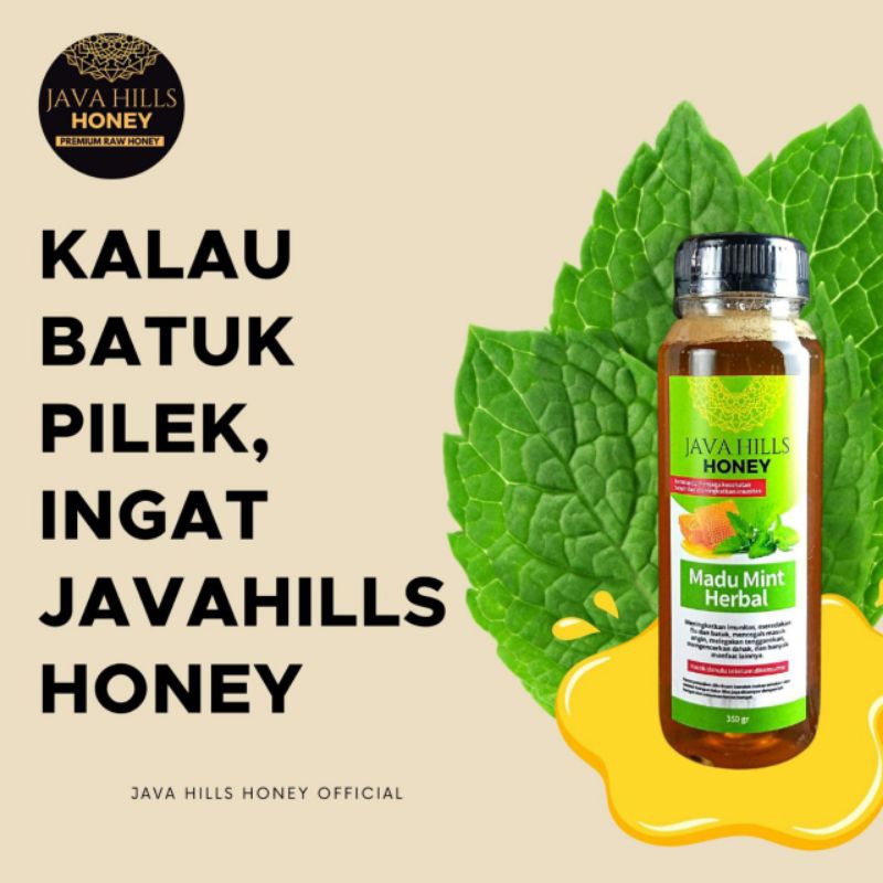 

MADU MINT HERBAL BATUK MURNI by JAVA HILLS MADI ASLI PREMIUM