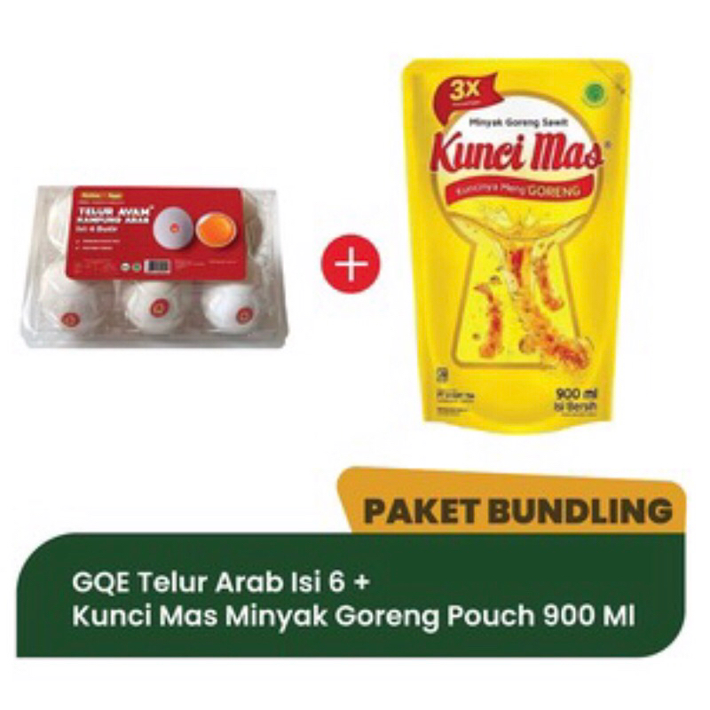 

GM Paket GQE Telur Arab & Kunci Mas Minyak Goreng