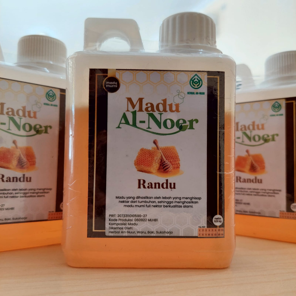 

Madu Randu Asli 1/2 kg | Madu Randu Murni 1/2 kg | Madu Randu Al Noer 1/2 kg | Madu Randu Bersanad 1/2 kg