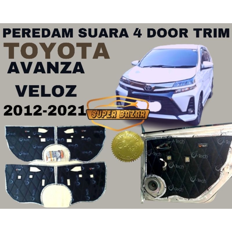 peredam suara pintu aksesoris mobil TOYOTA AVANZA VELOZ 2013-2021