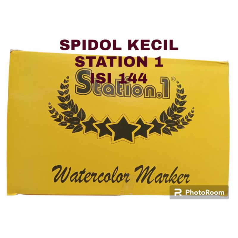 

SPIDOL STATION 1 SPIDOL WATERCOLOUR MARKER SPIDOL KECIL 1 KOTAK ISI 144