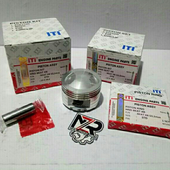 PISTON KIT BEAT XB//SEHER SET RING BORE UP PEN 13 53,5/54/54,5/55/55,5 MM HONDA BEAT SCOOPY SPACY VA