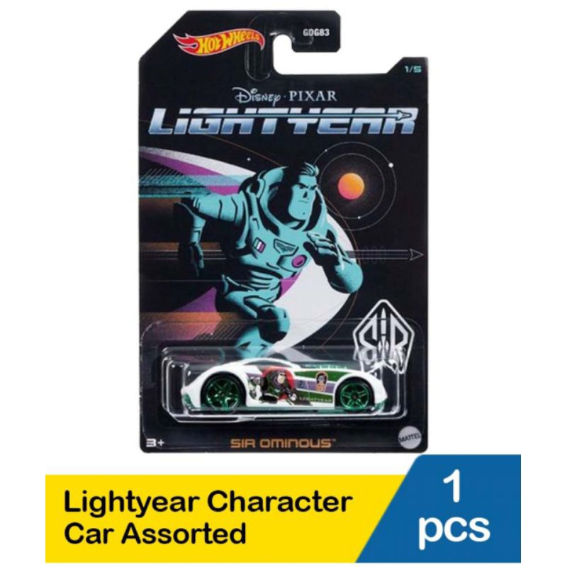 Hot Wheels Lightyear Character Car Assorted