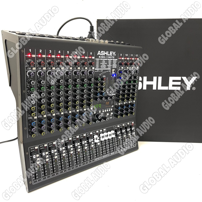 Mixer Ashley King 12 Note Original & 12 King Original Mixing 12 12 Channel King Note12 King 12 Bagus
