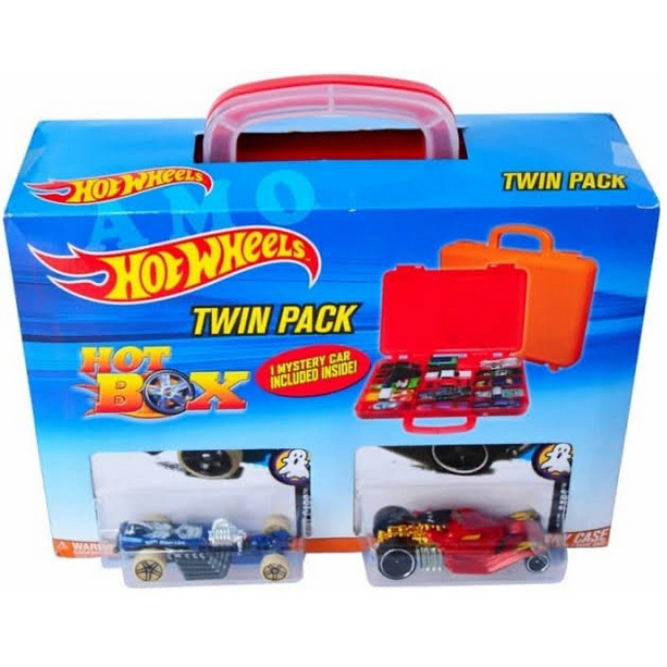 Box hot wheels hotwheels twin pack carry case kotak hotwheels