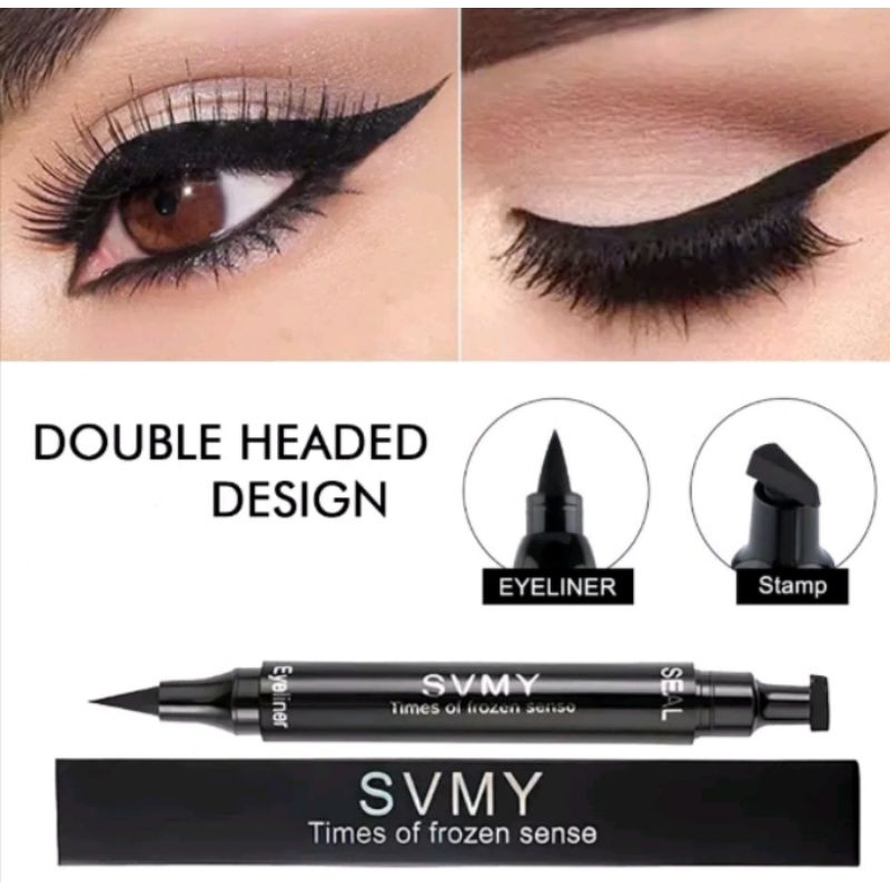 Eyeliner Lameila 872 SVMY Eyeliner Stamp Double Head Eyeliner Anti Air Keringat WING EYELINER