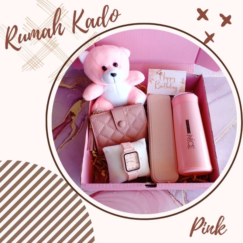 

Hampers box kado ulang tahun cewek | Kado ayang atau bestie