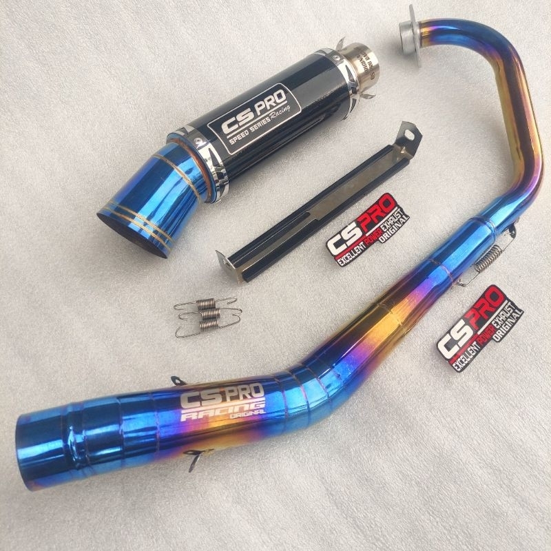 Knalpot racing satria fu 150 mx king 150 Jupiter mx 135 vixion sonic 150r supra gtr r15 cb150r cbr15