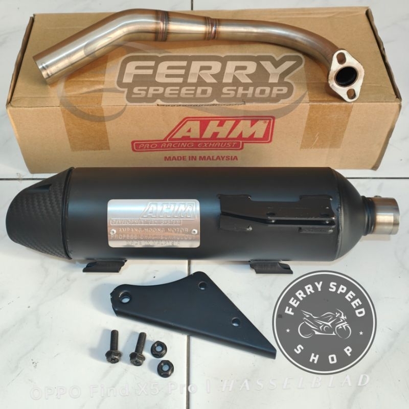 Knalpot standar racing Ahm Mio j Mio soul gt 115 / Knalpot Ahm Malaysia Original Mio j Mio soul gt