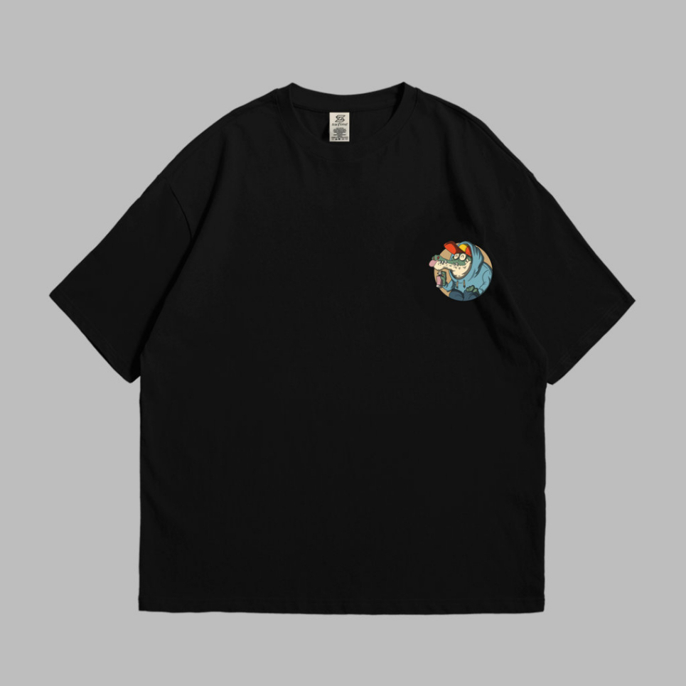 Sufine Cotton Oversized Tshirt Ice Croco 22 - Kaos Oversized