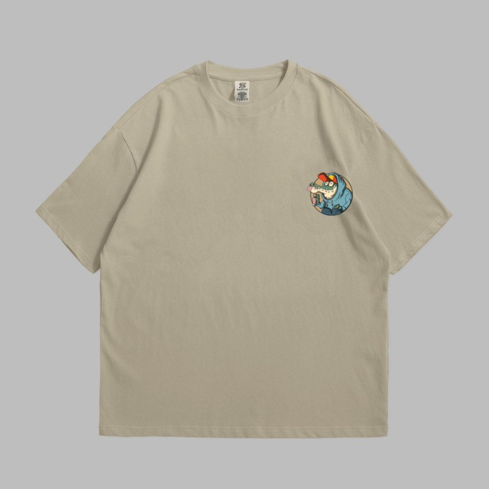 Sufine Cotton Oversized Tshirt Ice Croco 22 - Kaos Oversized