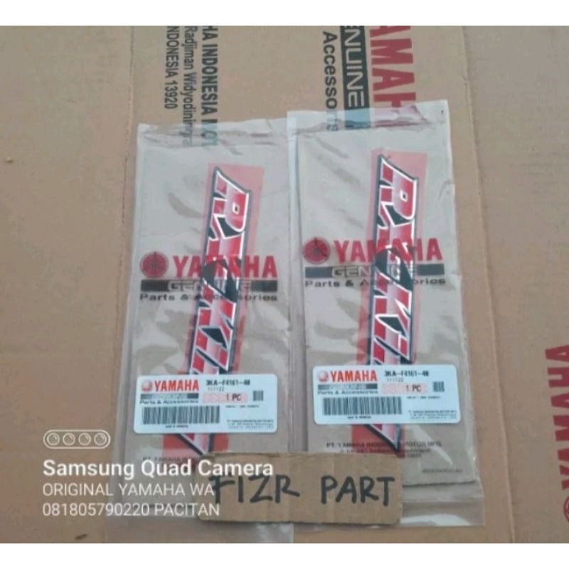 EMBLEM TULISAN RX KING BOX BOK AKI RX KING 2004 2005 2pcs ORIGINAL YGP