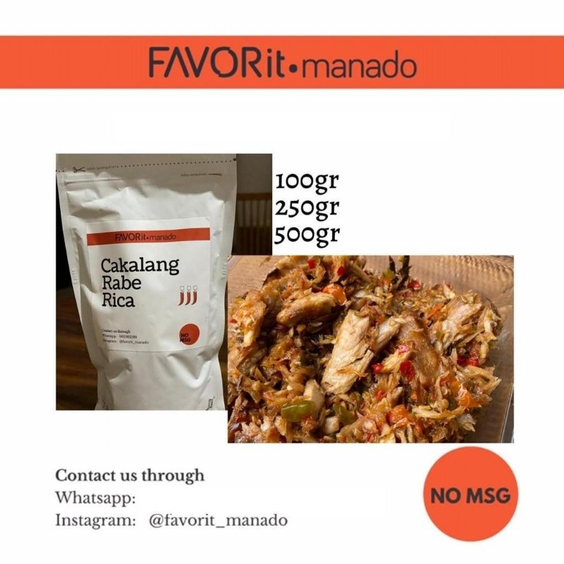 

Cakalang Rabe Rica 500gram