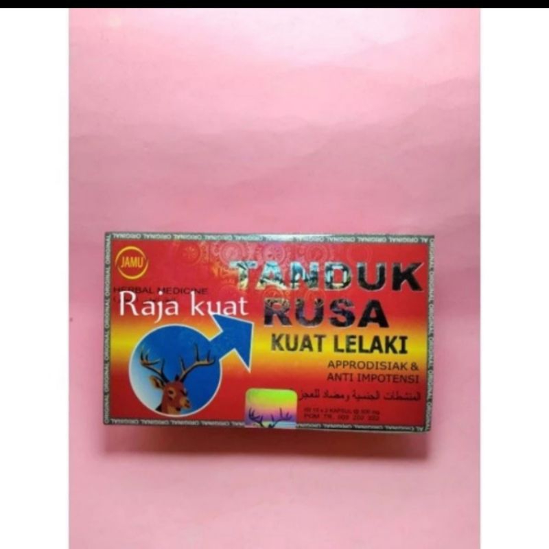 

suplemen tanduk rusa harga 1 saset isi 2 kapsul