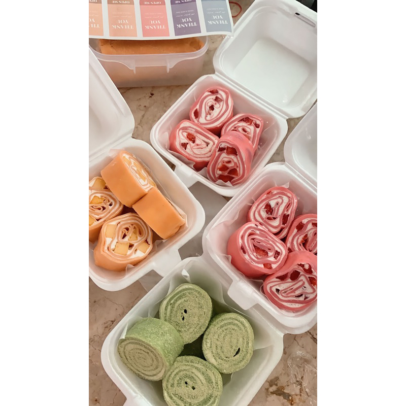 Crepe Roll | Crepes Roll | Towel Cake Dessert