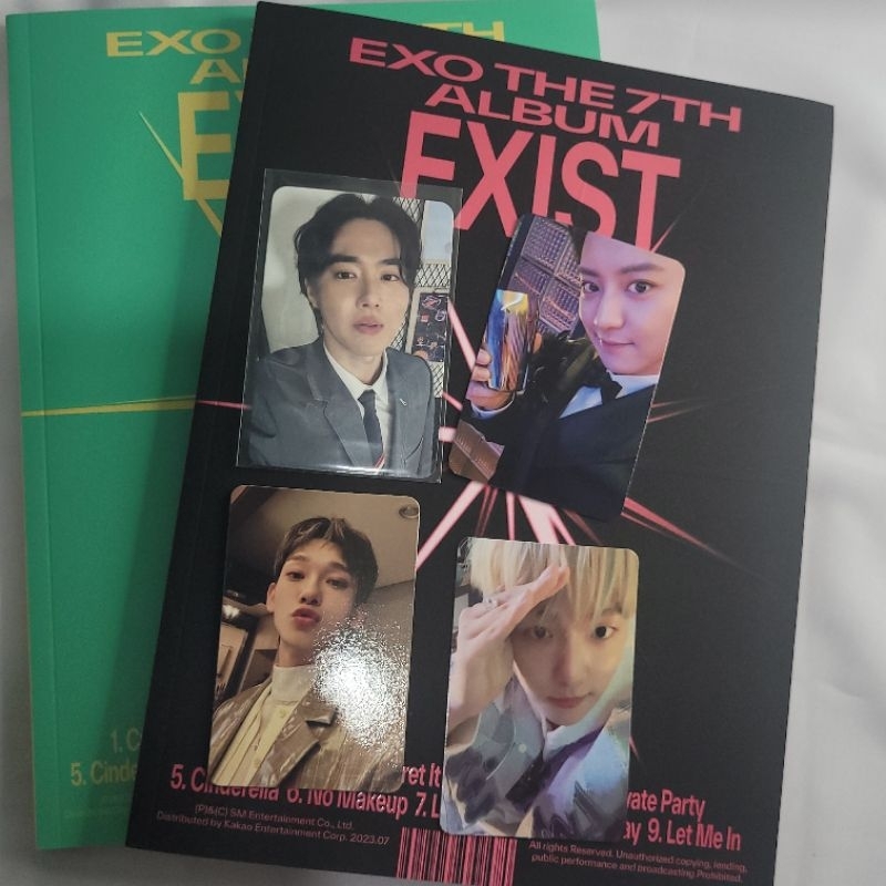 EXO 3 - OFFICIAL EXO PC Postcard Poster Album MD - Xiumin Suho Lay Baekhyun Chen Chanyeol D.O. Kyung