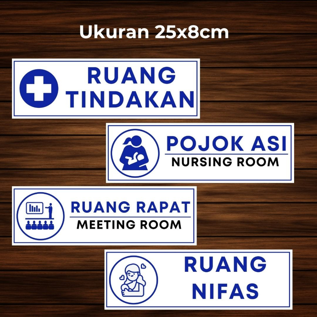 

Stiker Label Ruangan Klinik