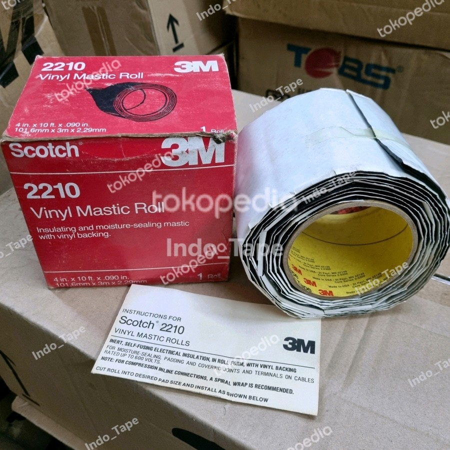 

3M Scotch 2210 Vinyl Mastic Rolls